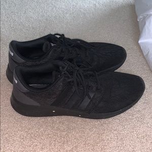 Black adidas cloud foam shoes